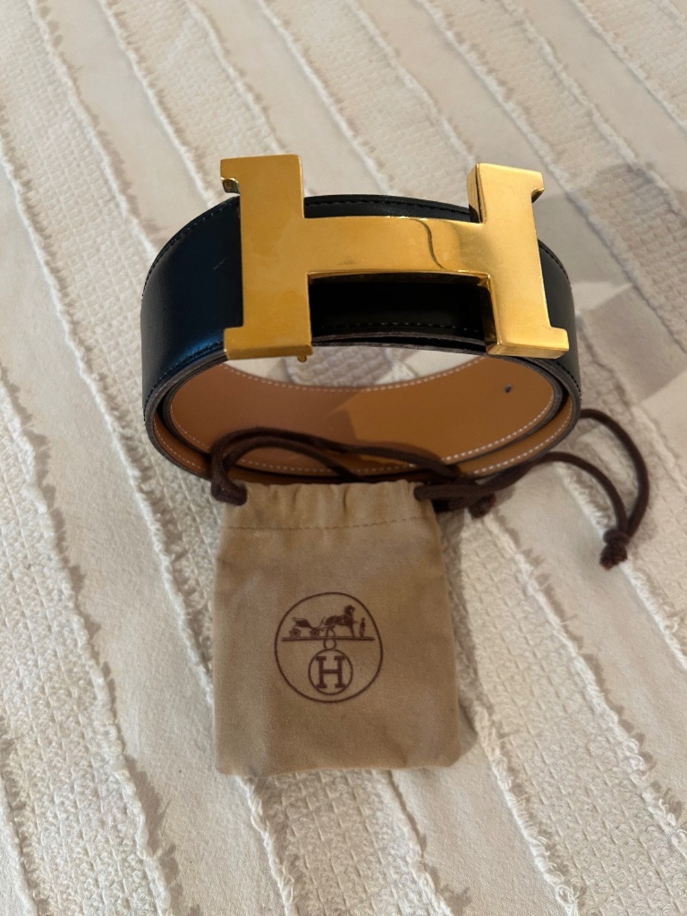 Hermes x-small belt